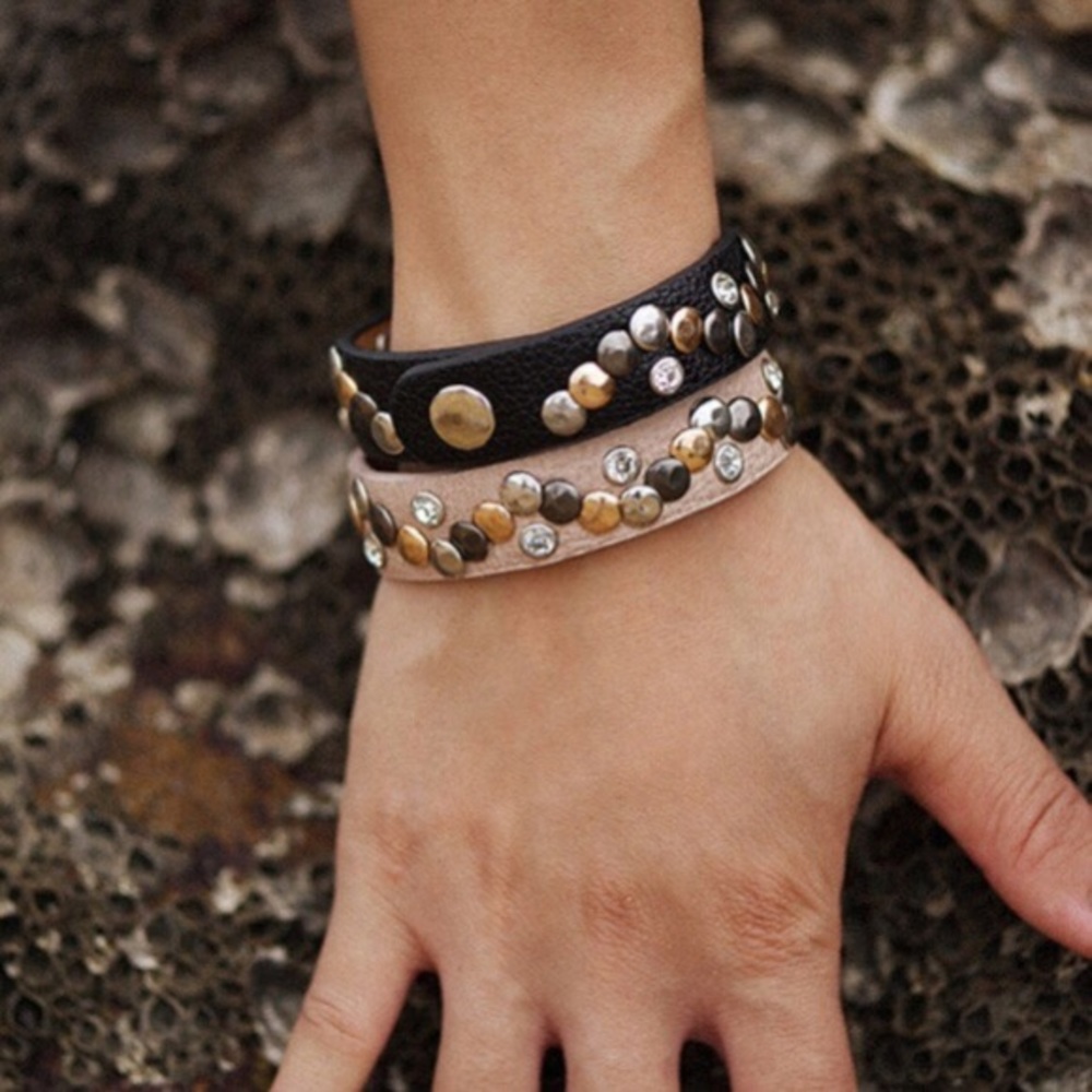 artisan 🇺🇸 made boho snap bracelet